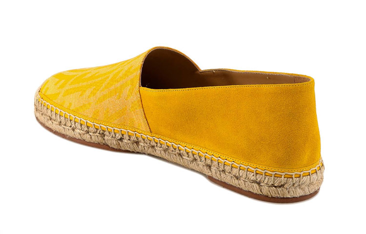 Fendi Flat 'Yellow Artistic Alphabet Pattern' 圖 4