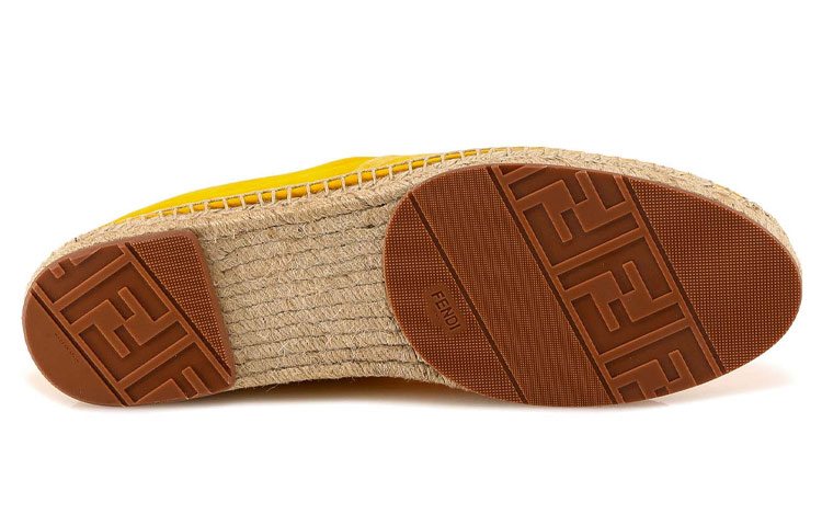 Fendi Flat 'Yellow Artistic Alphabet Pattern' 圖 5