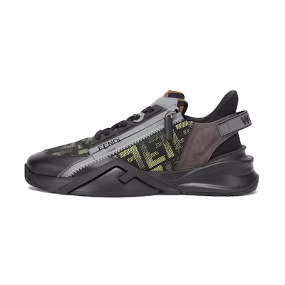 Fendi Flow 'Black Leather Slip-On'