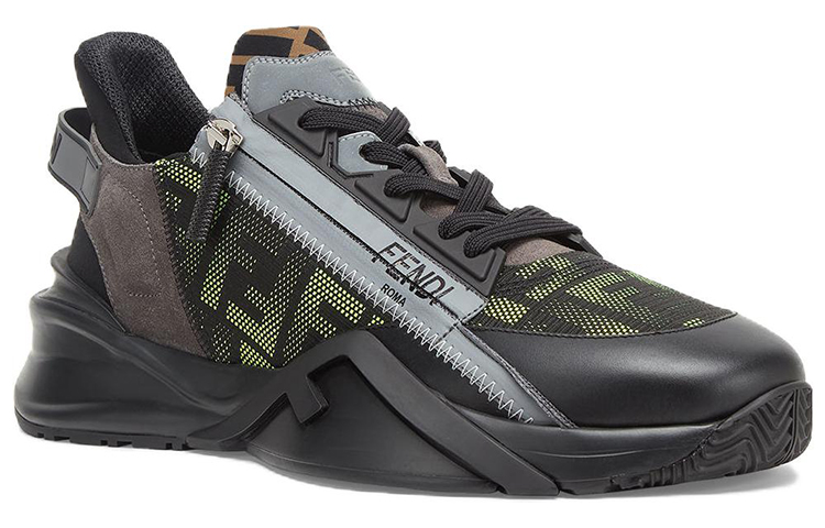 Fendi Flow 'Black Leather Slip-On' 圖 2