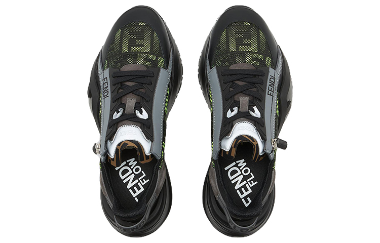 Fendi Flow 'Black Leather Slip-On' 圖 3