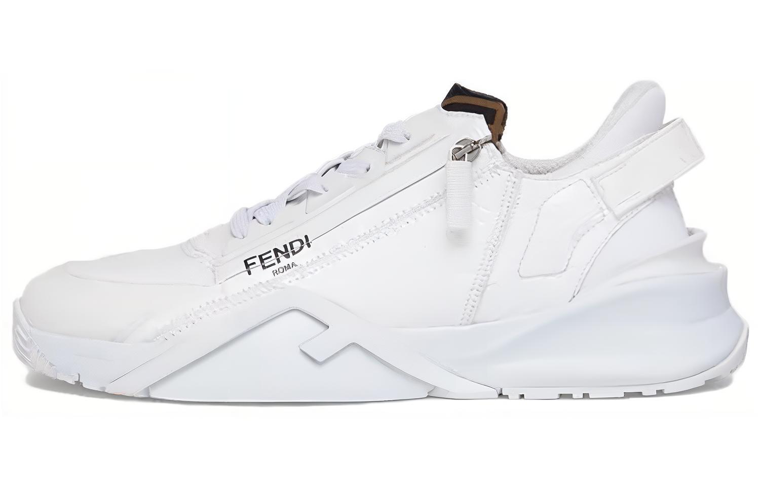 Fendi Flow 'Essential White Leather'