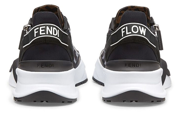 Fendi Flow FF Motif Slip-On 'Black' 圖 5