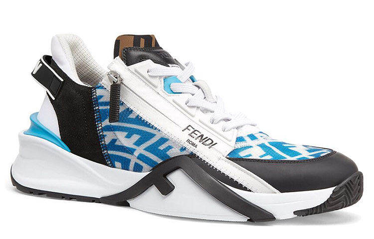 Fendi Flow FF Motif Slip-On 'Blue' 圖 3