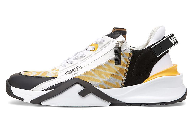 Buy フェンディ フロー FF モチーフ スリッポン『イエロー』7E1392-AF69-F1EBW 7E1392-AF69-F1EBW