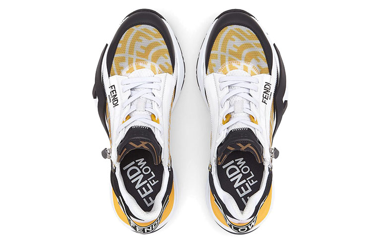 Shop フェンディ フロー FF モチーフ スリッポン『イエロー』7E1392-AF69-F1EBW 7E1392-AF69-F1EBW