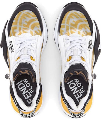 Fendi Flow FF Motif Slip-On 'Yellow' 7E1392-AF69-F1EBW Shop Fendi Flow FF Motif Slip-On 'Yellow' 7E1392-AF69-F1EBW