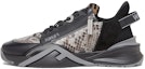 Buy Fendi Flow Low 'Kulit Hitam Kelabu Slip-On' 7E1453AM5FF1JHZ