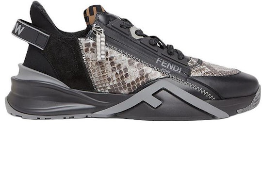 Fendi Flow Low 'Black Grey Leather Slip-On' 7E1453AM5FF1JHZ Order Fendi Flow Low 'Black Grey Leather Slip-On' 7E1453AM5FF1JHZ