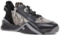 Fendi Flow Low 'Kulit Hitam Kelabu Slip-On' 7E1453AM5FF1JHZ