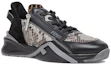 Lookbook Fendi Flow Low ''Schwarz Grau Leder Slip-On'' 7E1453AM5FF1JHZ
