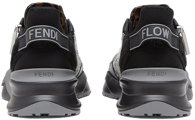 Fendi Flow Low ''Schwarz Grau Leder Slip-On'' 7E1453AM5FF1JHZ Purchase Fendi Flow Low ''Schwarz Grau Leder Slip-On'' 7E1453AM5FF1JHZ