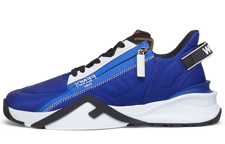 Fendi Flow Low 'Blue Neon'