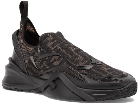 Fendi Flow Bas ''Slip-On Maille Marron'' 7E1504AN89F0R7R Lookbook Fendi Flow Bas ''Slip-On Maille Marron'' 7E1504AN89F0R7R
