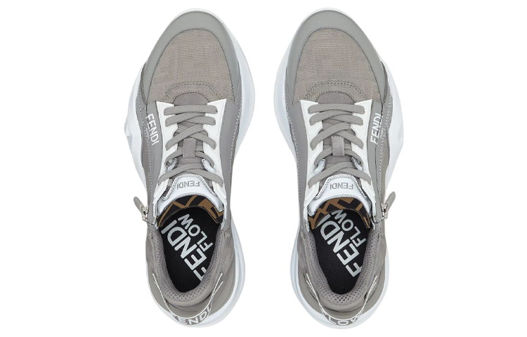 Fendi Flow Low Top Gray 'Grey' 圖 4