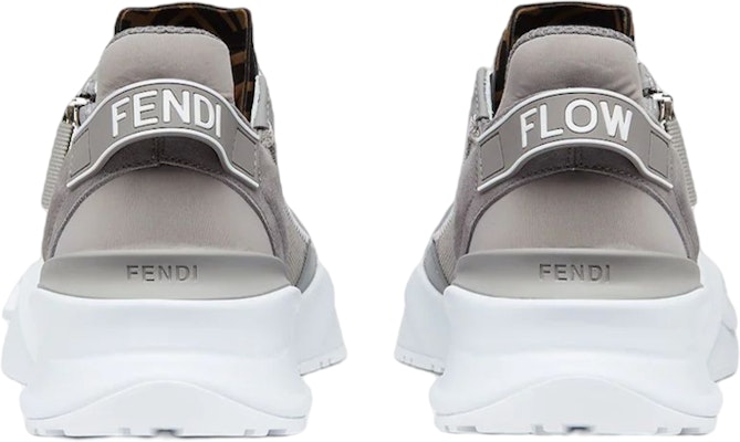 FENDI 芬迪 Fendi Flow 皮革低筒運動鞋 灰色 Purchase FENDI 芬迪 Fendi Flow 皮革低筒運動鞋 灰色
