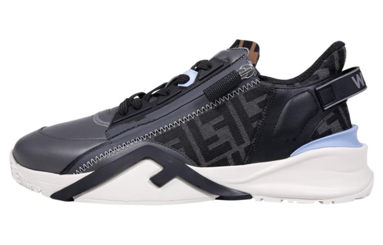 Fendi Flow Low 'Grey Leather' 7E1392AJZHF1MDD