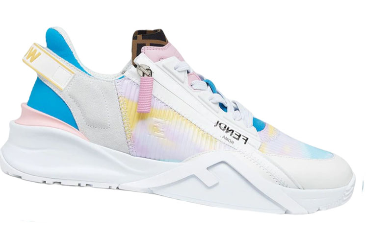 Fendi Flow Low Top Light Blue 'White' 圖 5