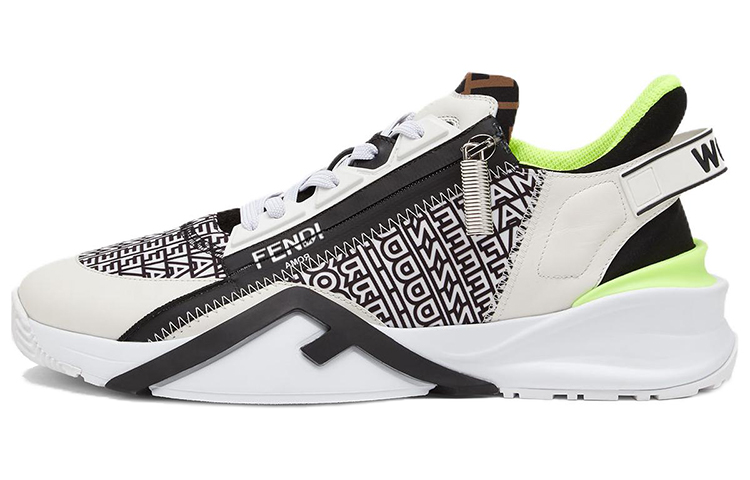 Fendi Flow Low Slip-On 'White Black'