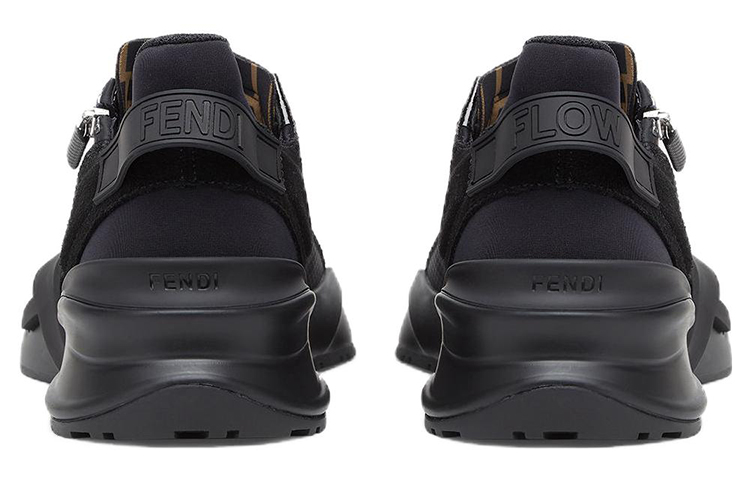 Shop フェンディ Flow スリッポン (ブラック) 7E1392-EKV-F0ABB