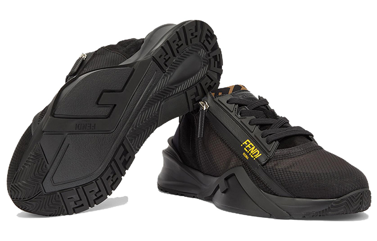 Purchase フェンディ Flow スリッポン (ブラック) 7E1392-EKV-F0ABB