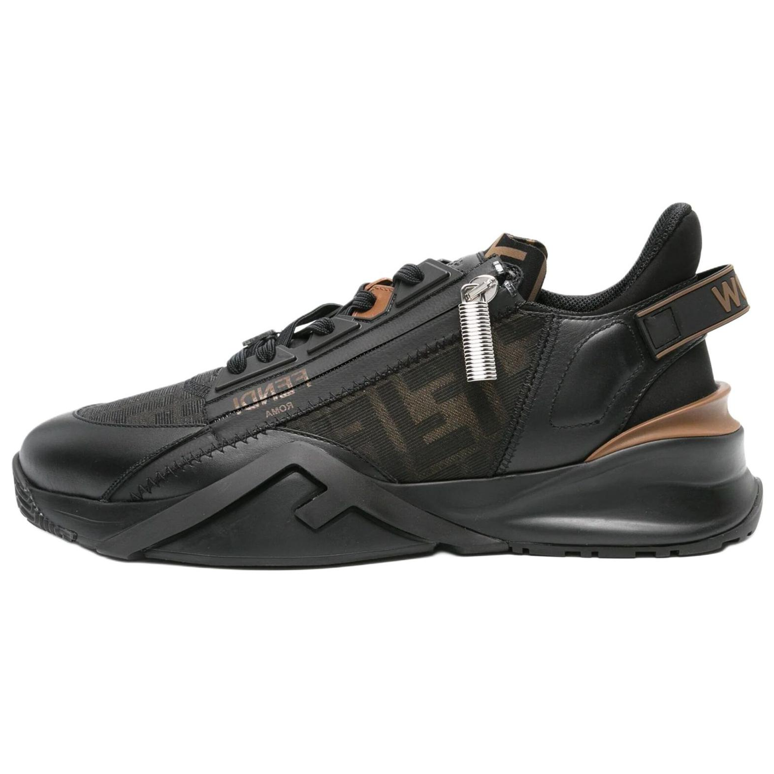 Fendi Flow Slip-On 'Black Brown' 7E1392AQ69F1C38