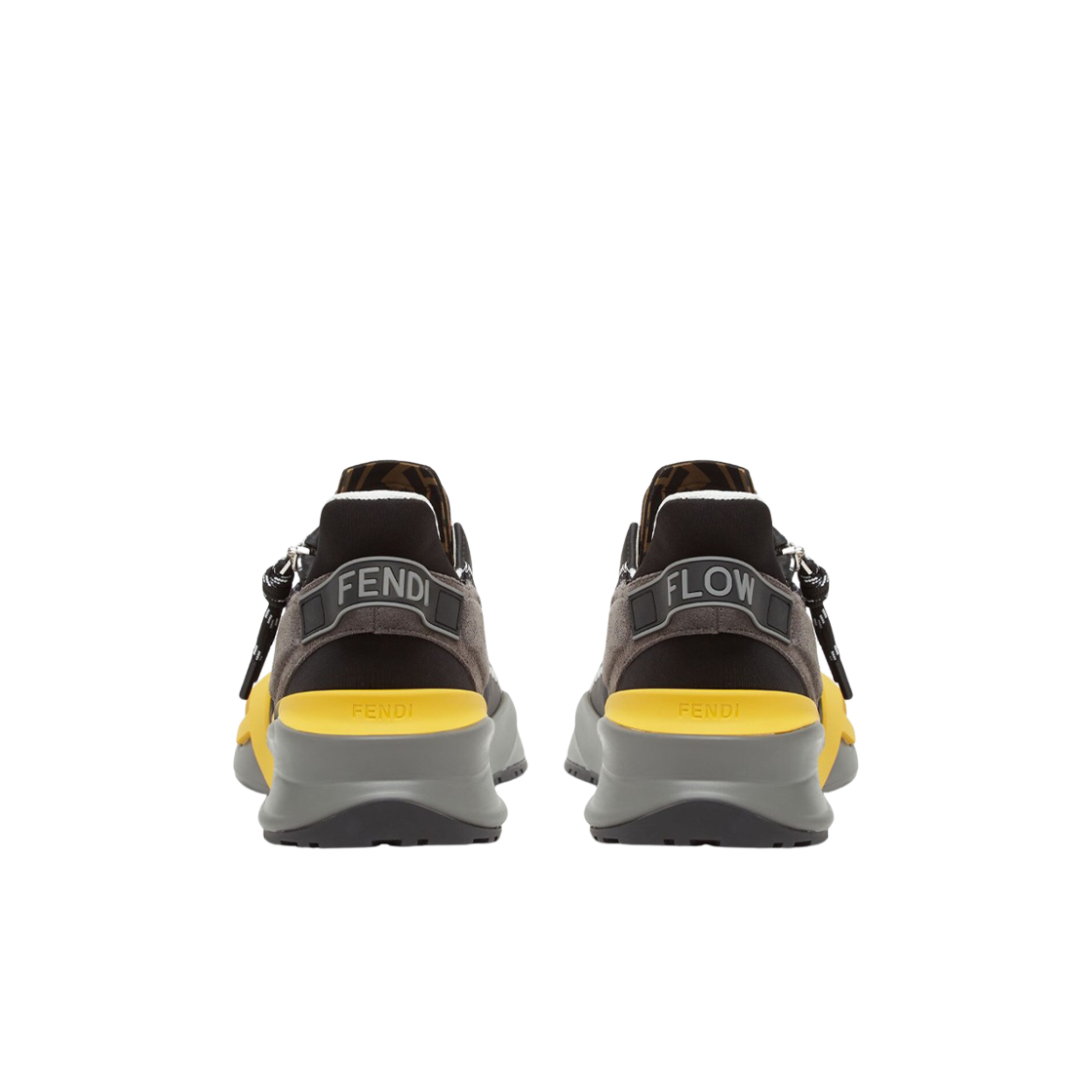 Lookbook Fendi Flow Slip-On ''Noir Gris Jaune'' 7E1392AQ6DF1MYK