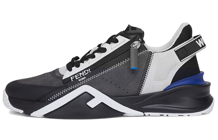 Fendi Flow Slip-On 'Grey Black Blue' 7E1392-TC0-F1EDI