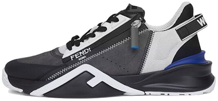 Fendi Flow Slip-On 'Grey Black Blue' 7E1392-TC0-F1EDI Fendi Flow Slip-On 'Grey Black Blue' 7E1392-TC0-F1EDI