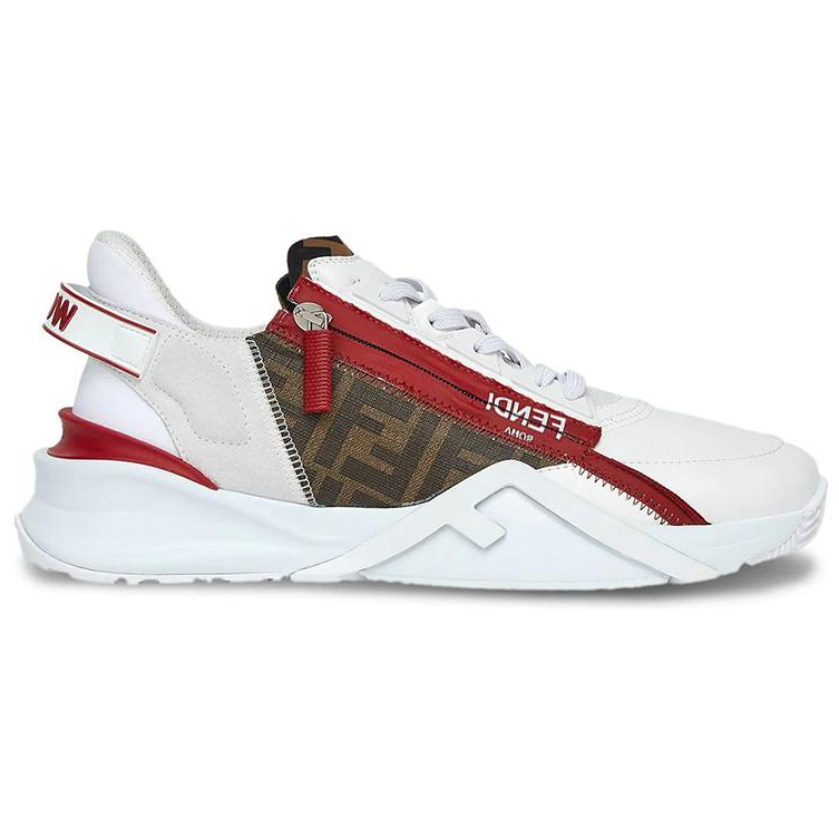 Order フェンディ Flow スリッポン (ホワイト) 7E1392-AF5Q-F1DVV