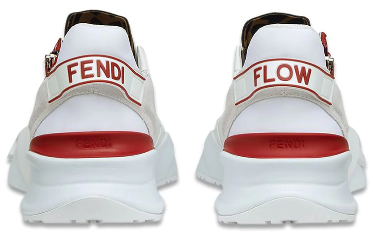 Purchase フェンディ Flow スリッポン (ホワイト) 7E1392-AF5Q-F1DVV