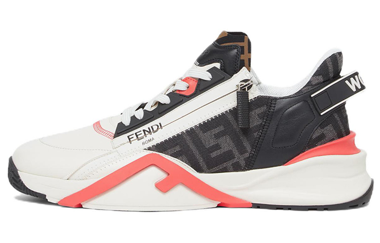 Fendi Flow Slip-On 'White Black Pink'