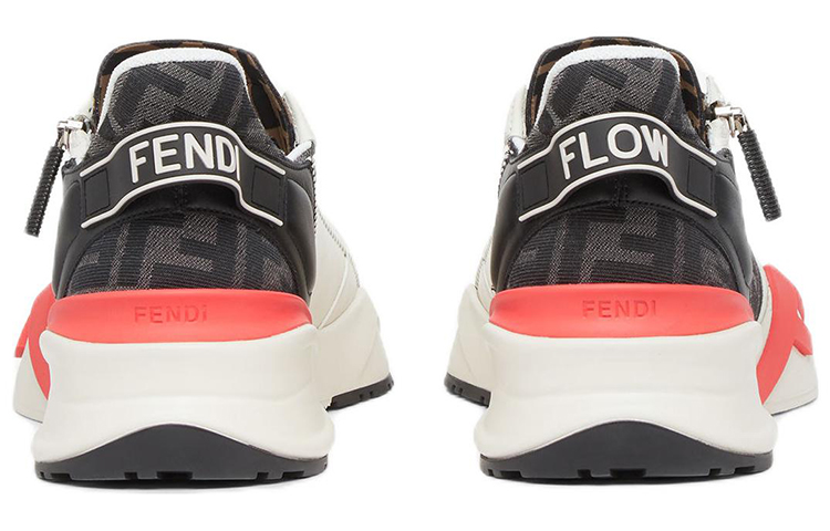 Fendi Flow Slip-On 'White Black Pink' 圖 5
