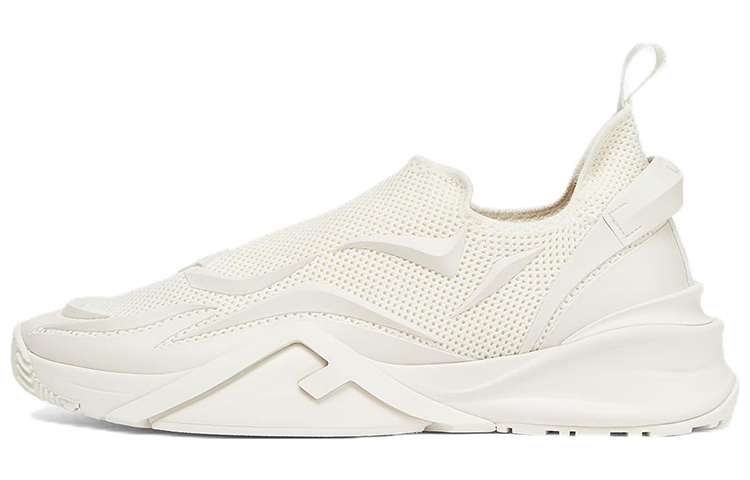 Fendi Flow Slip-On Sneakers 'White Mesh' 7E1504AHI8F0V4D
