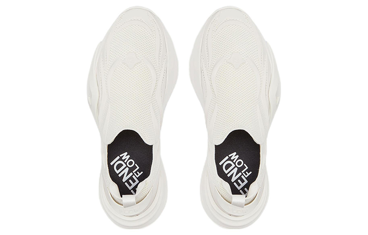 Fendi Flow Slip-On Sneakers 'White Mesh' 圖 4