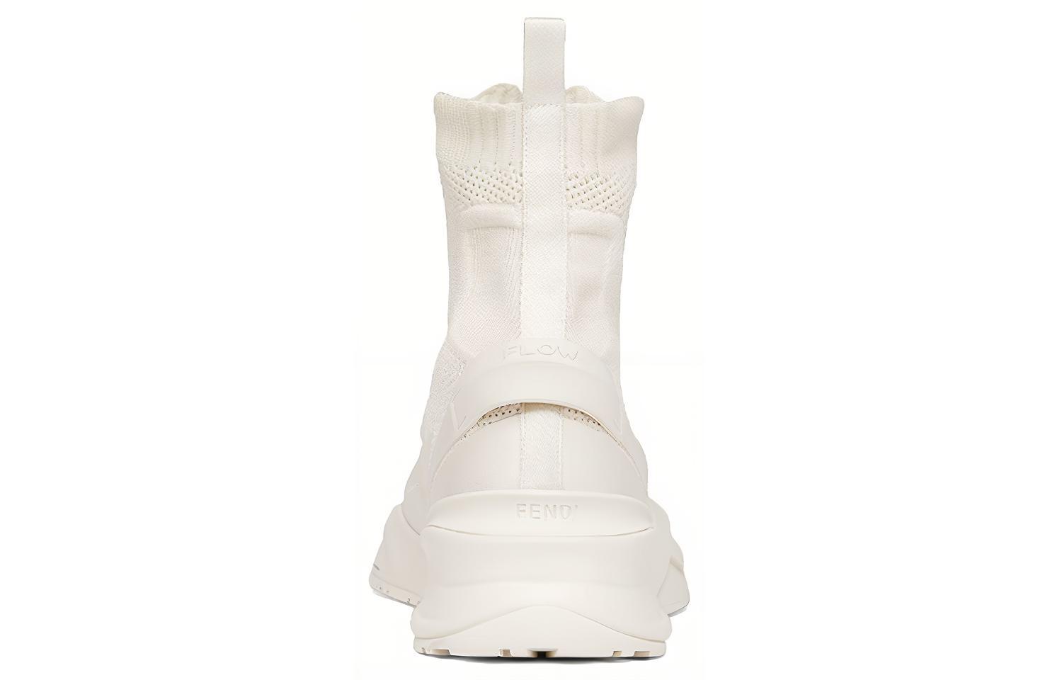 Purchase FENDI芬迪 Flow 網布 高筒套腳 運動休閒鞋 白色