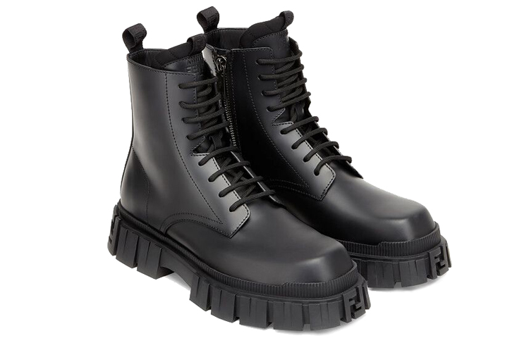 Fendi Force 1 High 'Black Ankle Strap' 圖 3