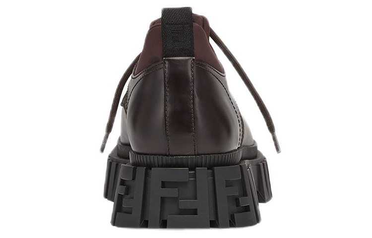 Fendi Force 1 Low 'Brown Leather' 圖 4