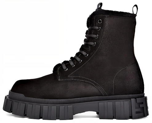 芬迪 Force 防水耐磨保暖麂皮馬丁靴 黑色 Buy 芬迪 Force 防水耐磨保暖麂皮馬丁靴 黑色