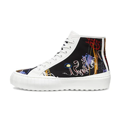 Fendi Force High 'White Logo Nylon'