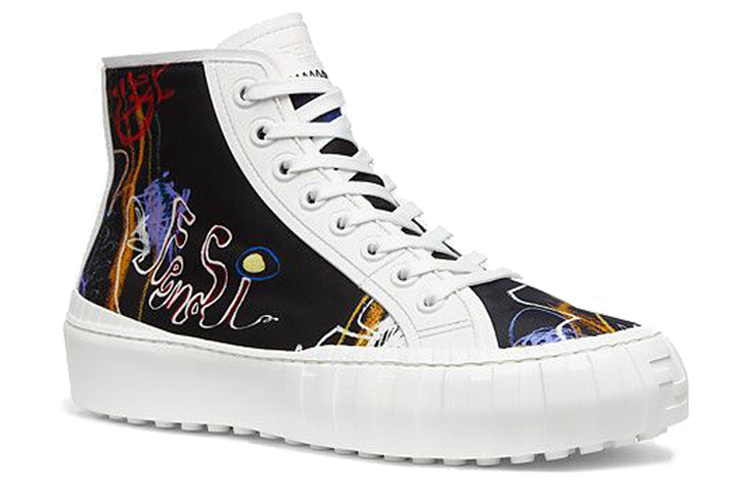 Fendi Force High 'White Logo Nylon' 圖 2