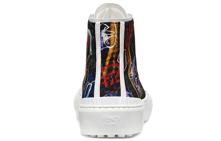 Fendi Force High 'White Logo Nylon' 圖 4