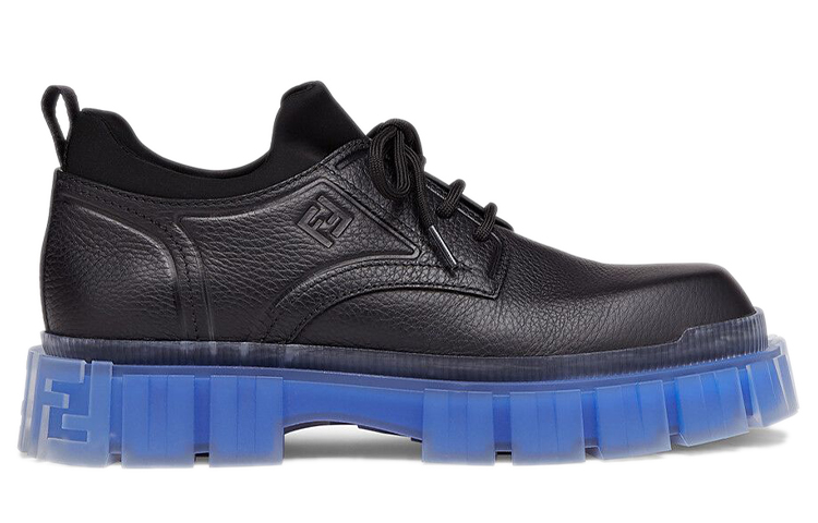 Order 芬迪Force黑蓝色系带鞋 7L1486-AHH0-F08M4