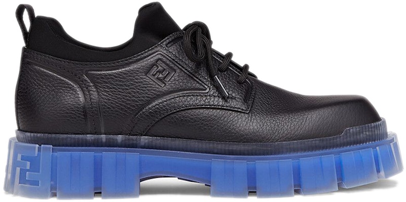 芬迪Force黑蓝色系带鞋 7L1486-AHH0-F08M4 Order 芬迪Force黑蓝色系带鞋 7L1486-AHH0-F08M4