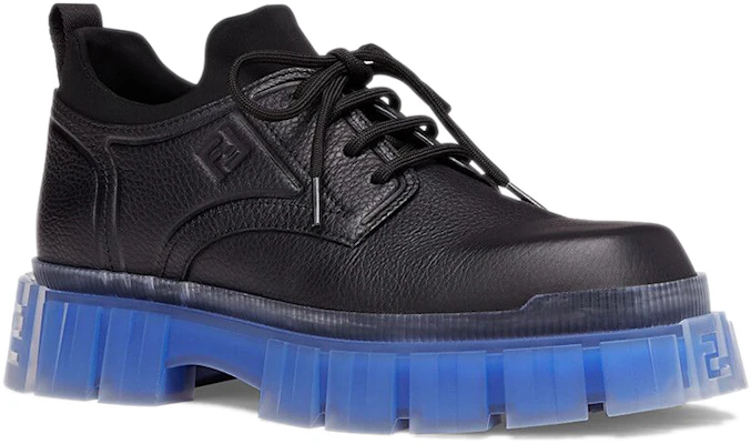 芬迪Force黑蓝色系带鞋 7L1486-AHH0-F08M4 Lookbook 芬迪Force黑蓝色系带鞋 7L1486-AHH0-F08M4