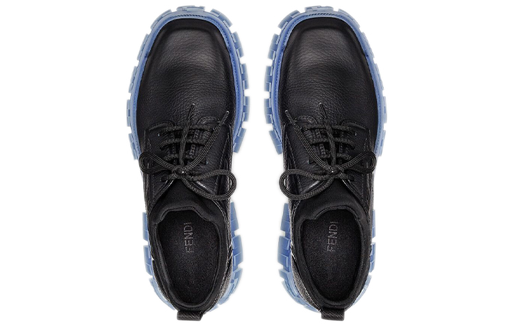 Shop 펜디 포스 블랙 블루 레이스업 (Fendi Force Black Blue Lace-up) 7L1486-AHH0-F08M4