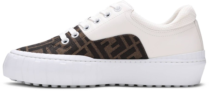 Fendi Force 綁帶運動鞋 '白色咖啡色' 7E1415-AF5C-F1DV2 Lookbook Fendi Force 綁帶運動鞋 '白色咖啡色' 7E1415-AF5C-F1DV2