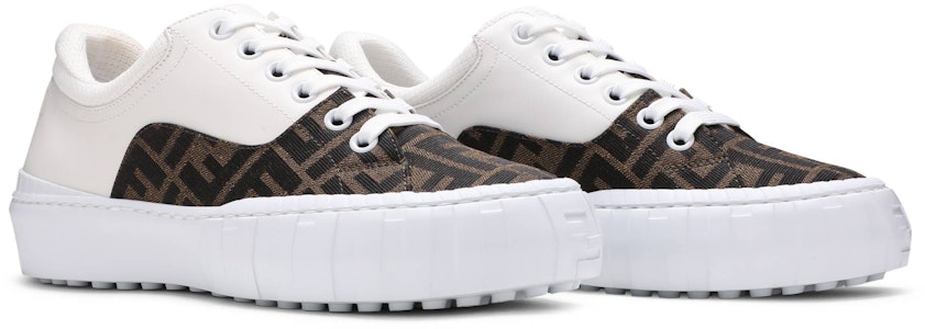 Fendi Force 綁帶運動鞋 '白色咖啡色' 7E1415-AF5C-F1DV2 Cheap Fendi Force 綁帶運動鞋 '白色咖啡色' 7E1415-AF5C-F1DV2