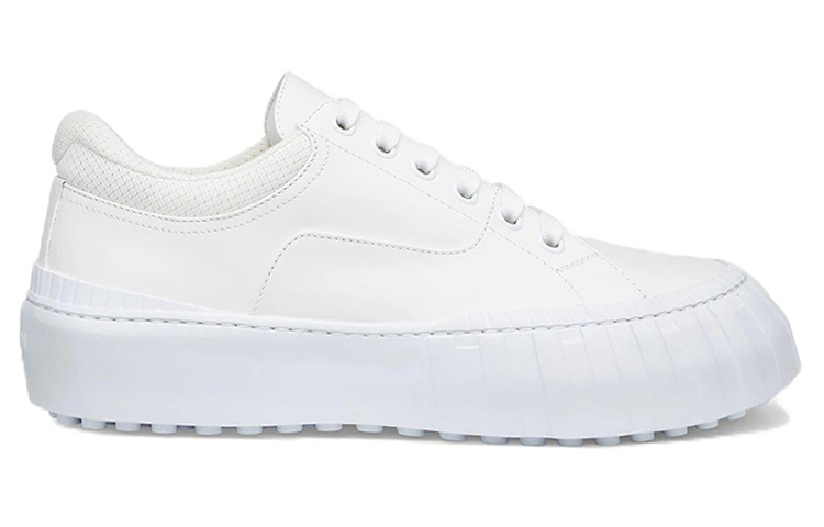 Fendi Force Leather Lace-Up 'White Fashion Sneaker' 圖 2