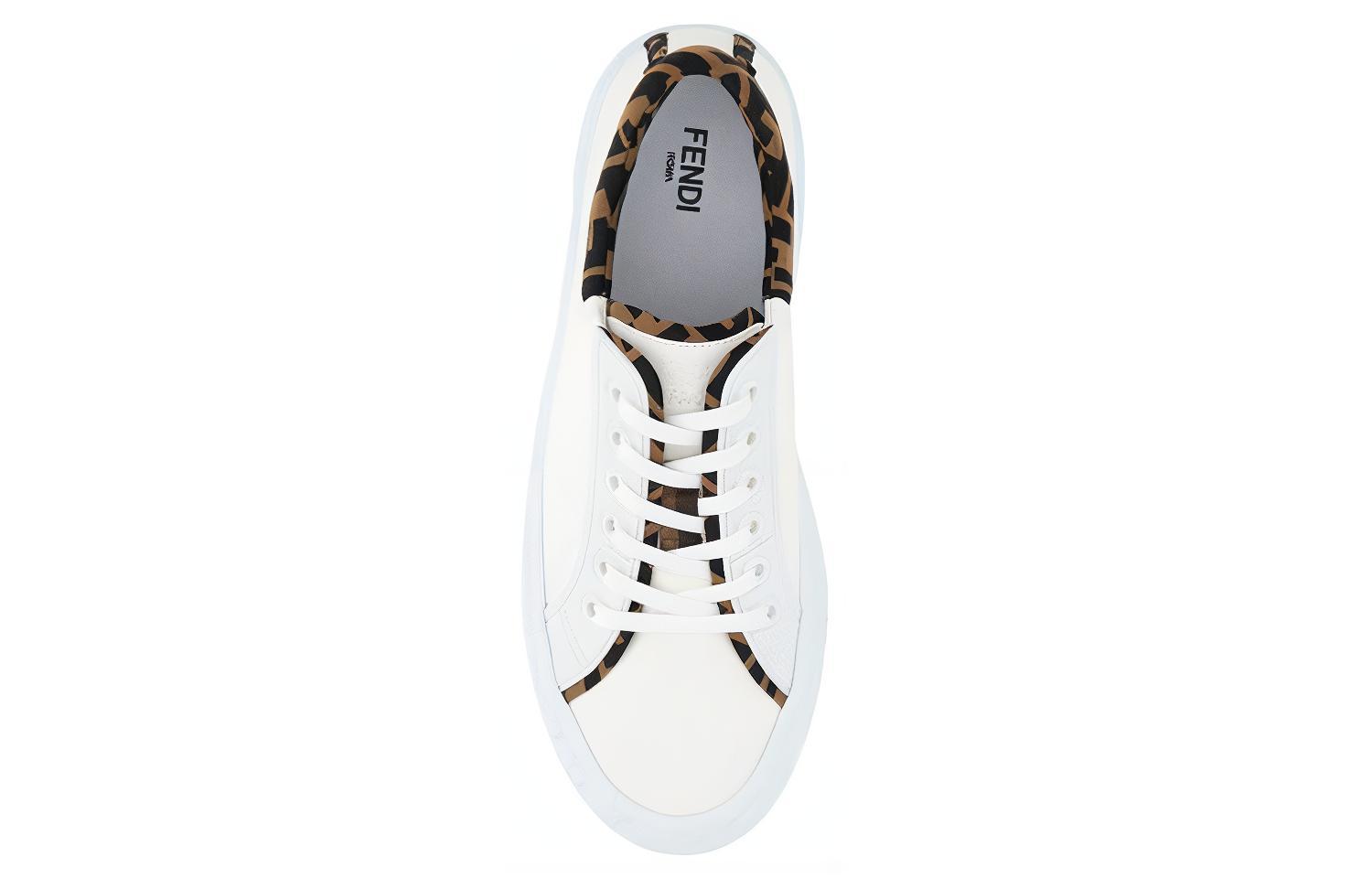 Fendi Force Low 'White Canvas' 圖 3